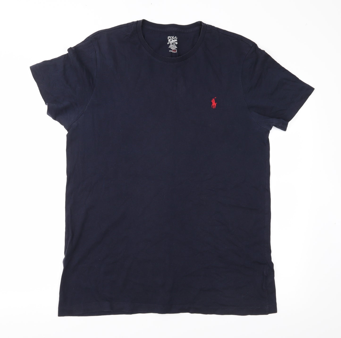 Polo Ralph Lauren Mens Blue  Jersey  T-Shirt Size L
