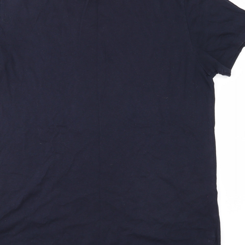 Polo Ralph Lauren Mens Blue  Jersey  T-Shirt Size L
