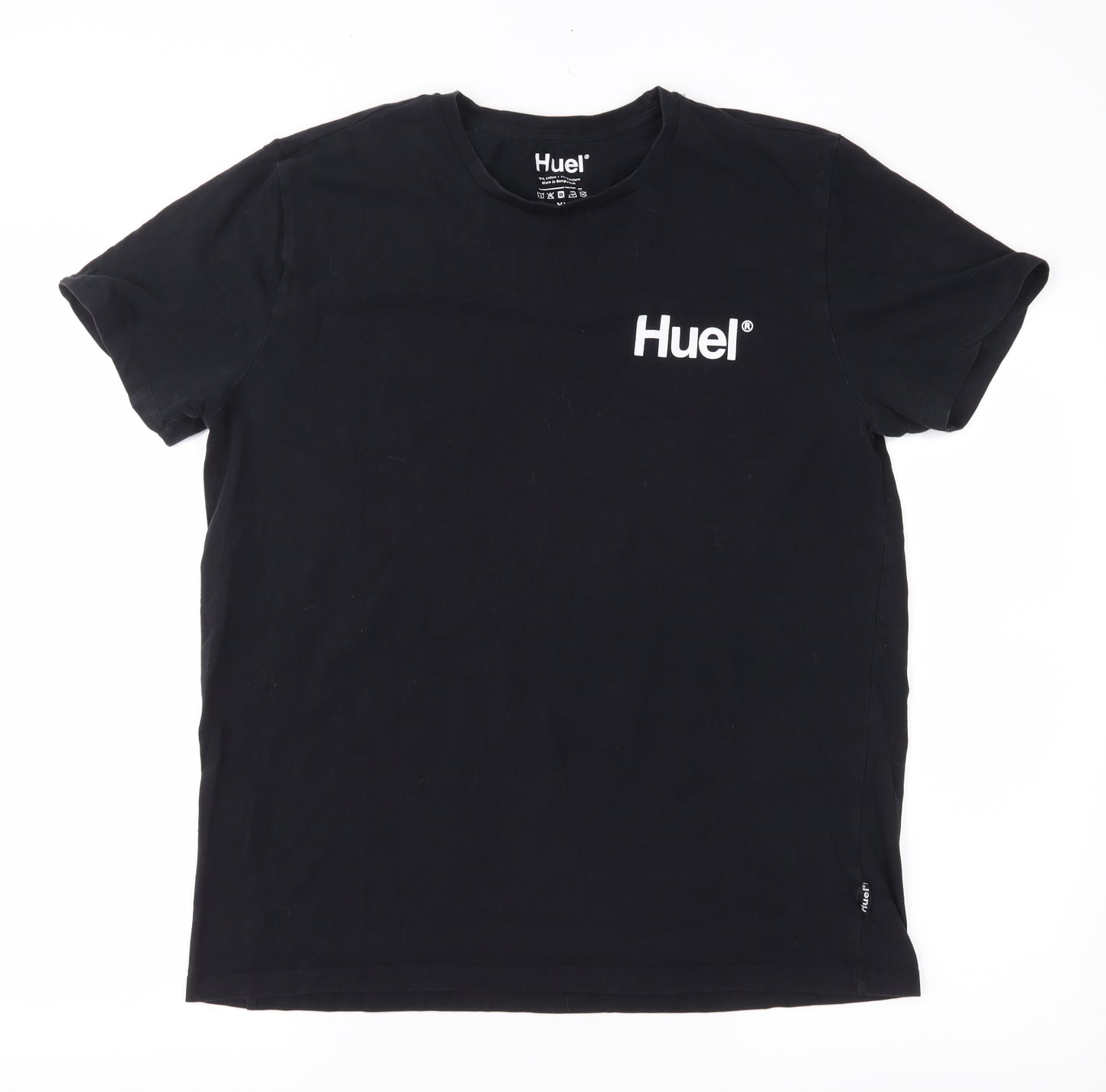 Huel Mens Black  Jersey  T-Shirt Size XL