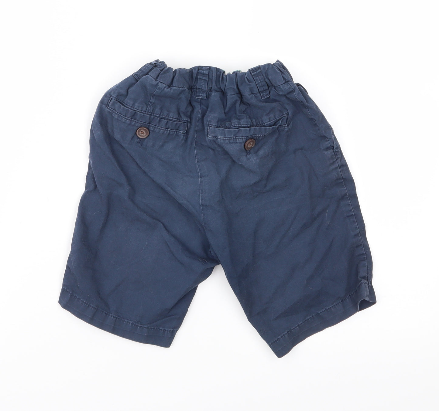 H&M Boys Blue   Chino Shorts Size 7 Years