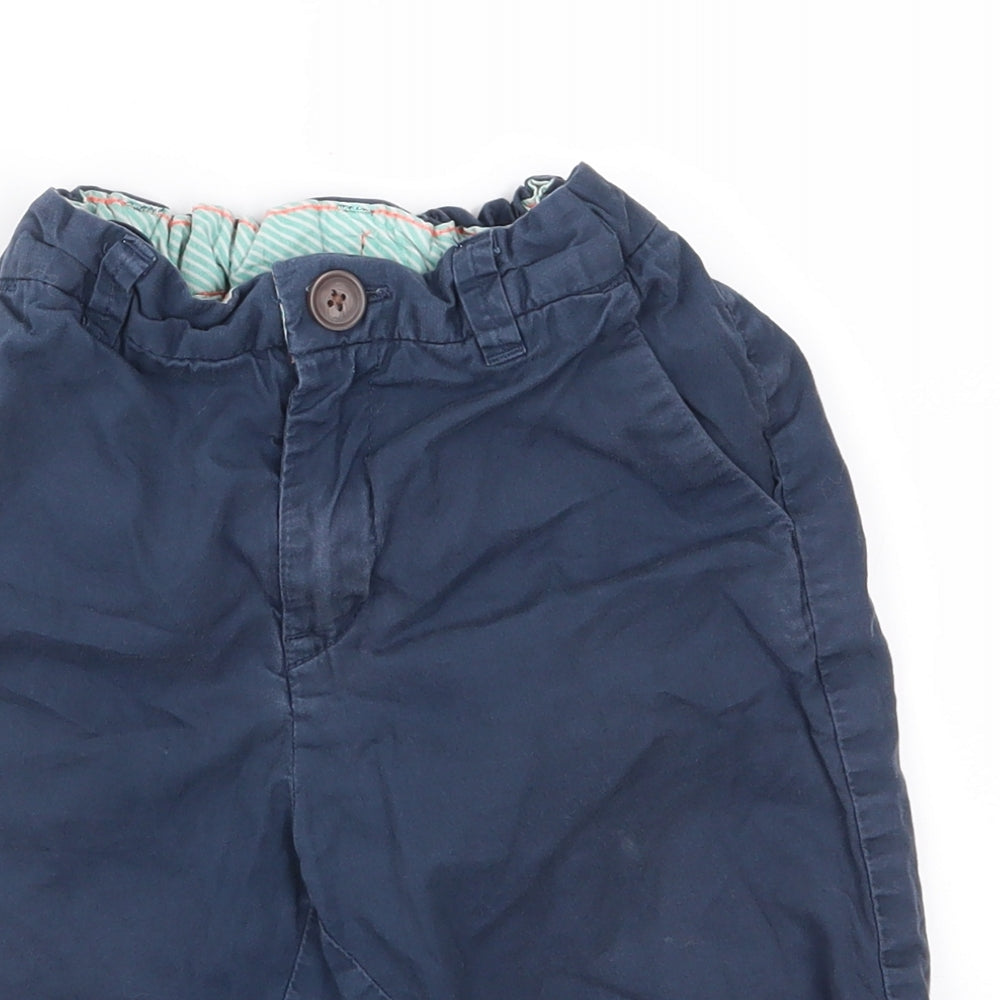 H&M Boys Blue   Chino Shorts Size 7 Years