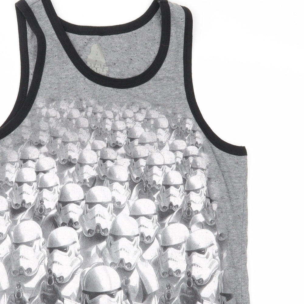 Star Wars Mens Grey    T-Shirt Size M  - Storm Trooper