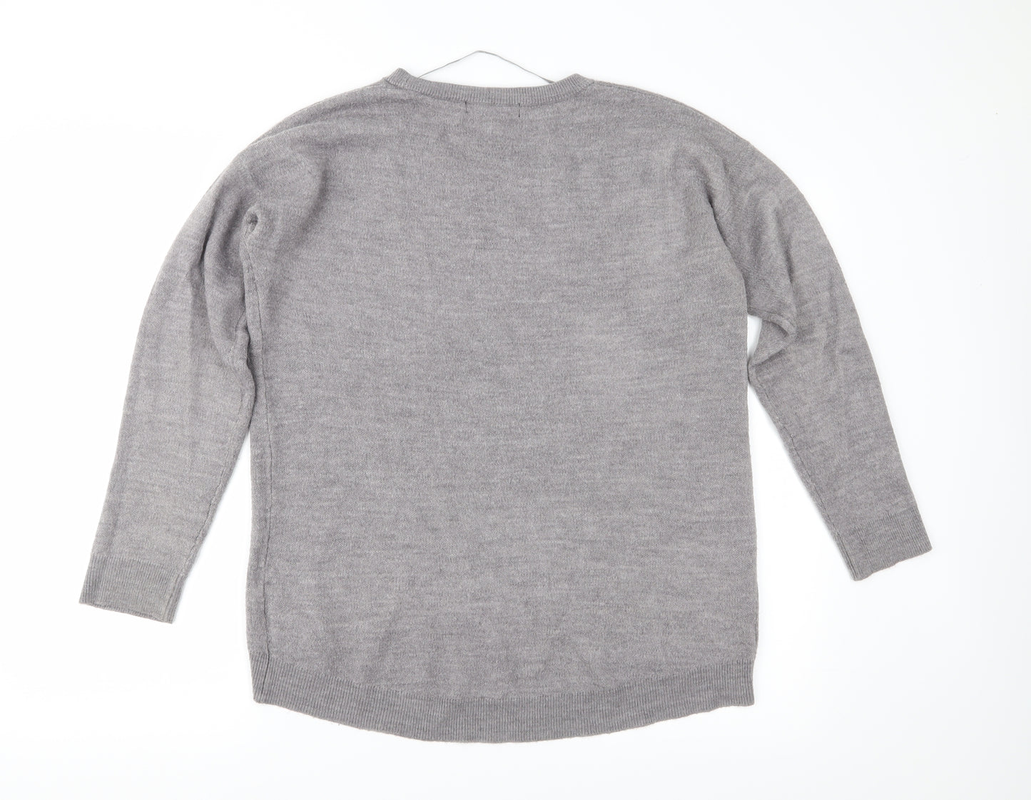 Atmosphere Womens Grey  Knit Pullover Jumper Size 10