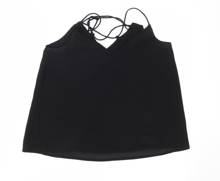 New Look Womens Black Camisole Blouse Size 6
