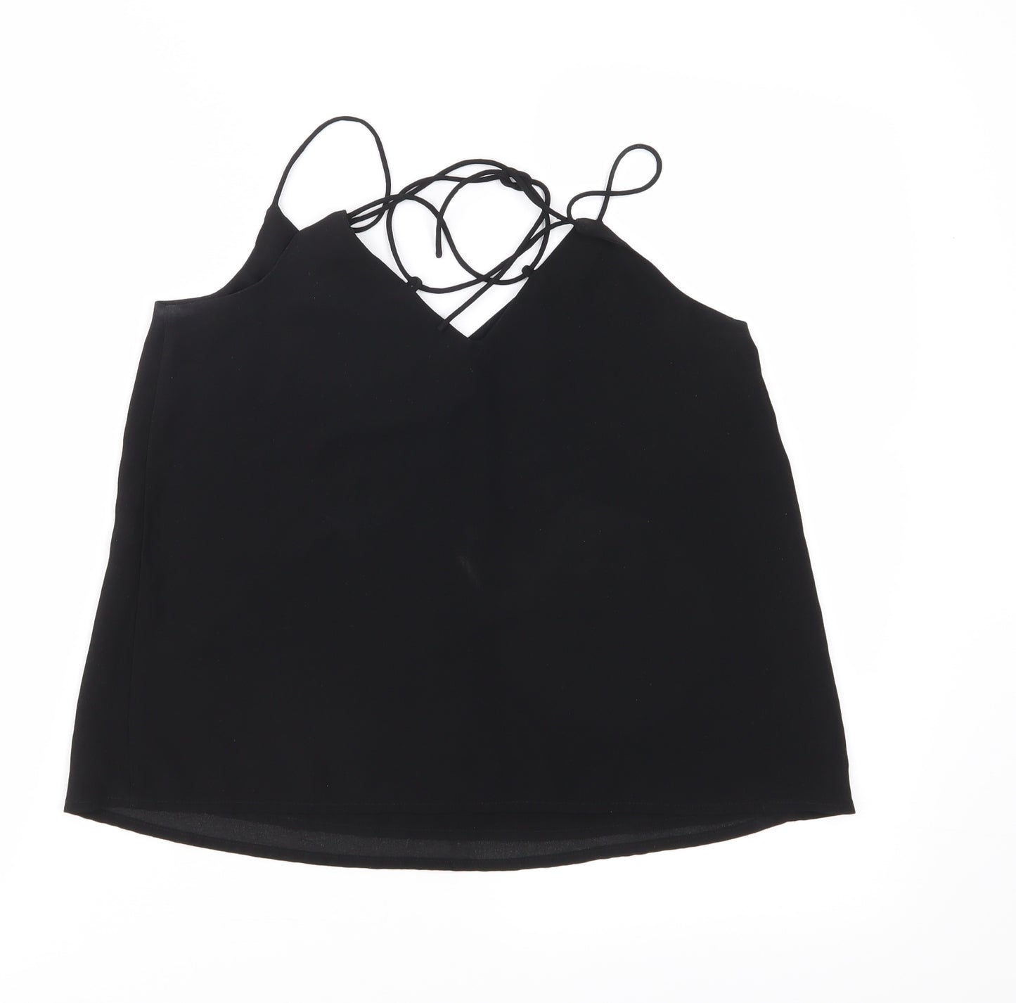 New Look Womens Black   Camisole Blouse Size 6