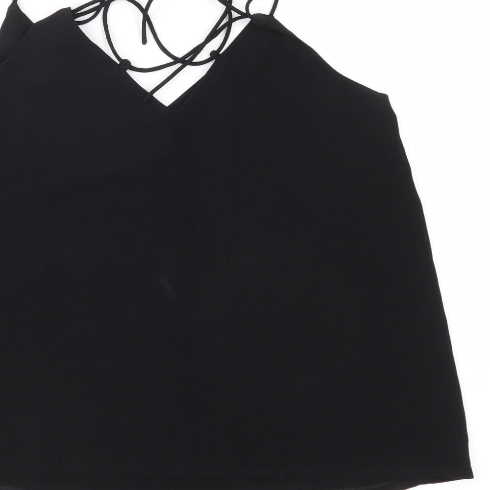 New Look Womens Black   Camisole Blouse Size 6