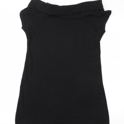 Miso Womens Black  Jersey Shift  Size M