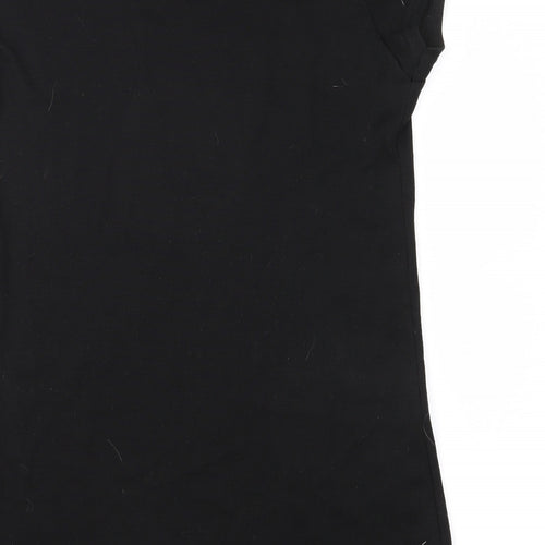 Miso Womens Black  Jersey Shift  Size M