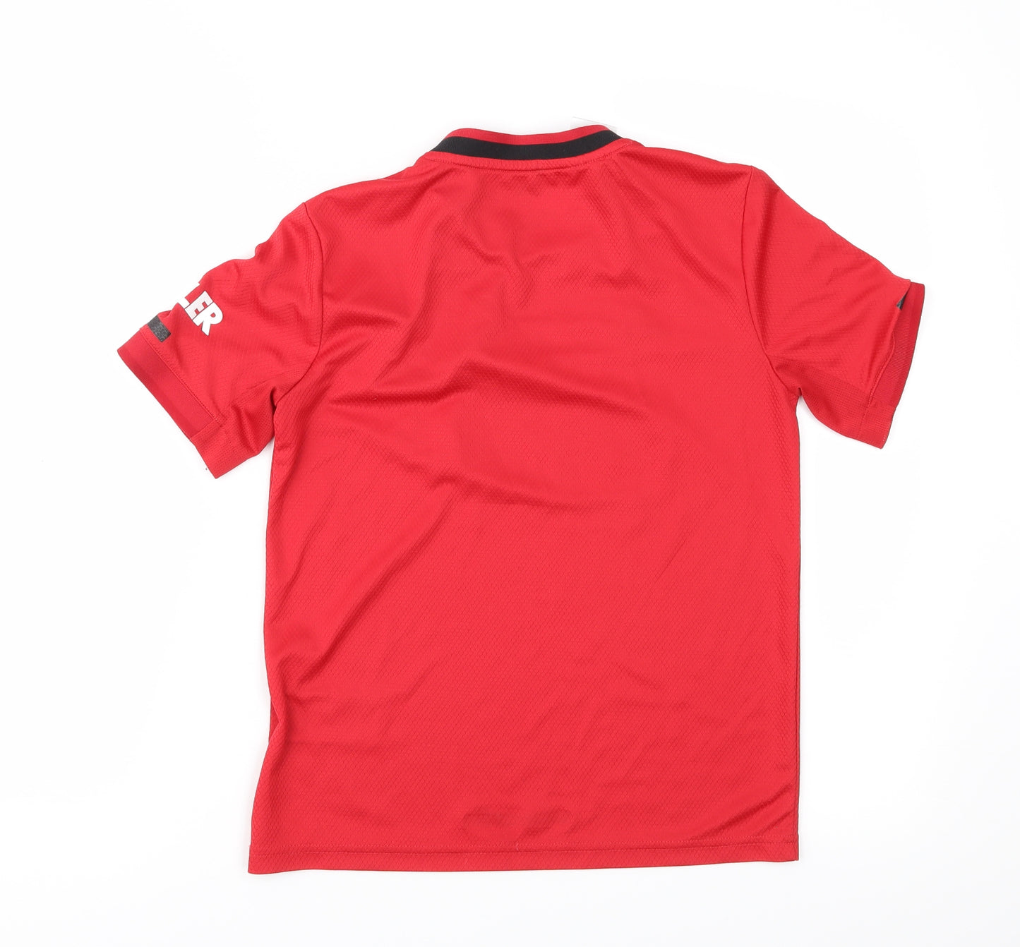 adidas Boys Red   Basic T-Shirt Size 11-12 Years  - Manchester United Football club