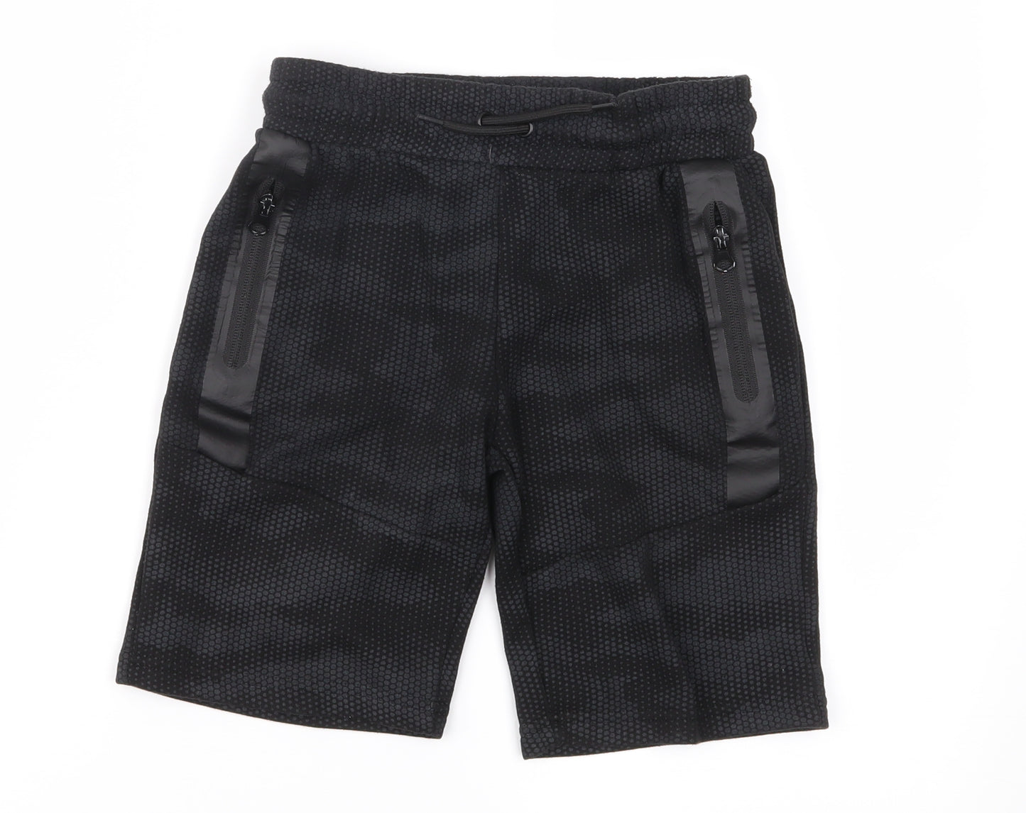 Primark Boys Black   Utility Shorts Size 8-9 Years