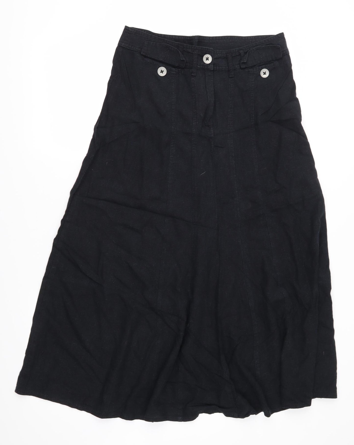 Papaya Womens Black   A-Line Skirt Size 12