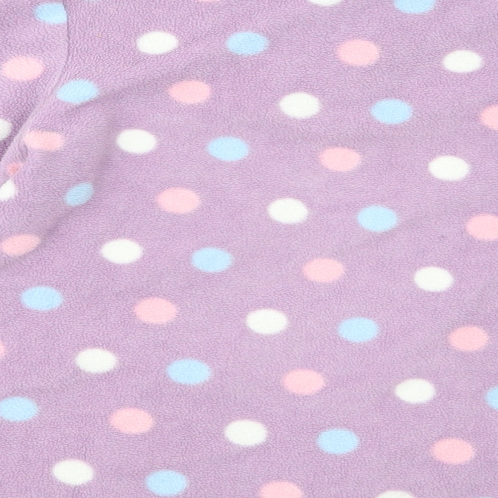 Peppa Pig Girls Purple Polka Dot Fleece Jacket  Size 18-24 Months