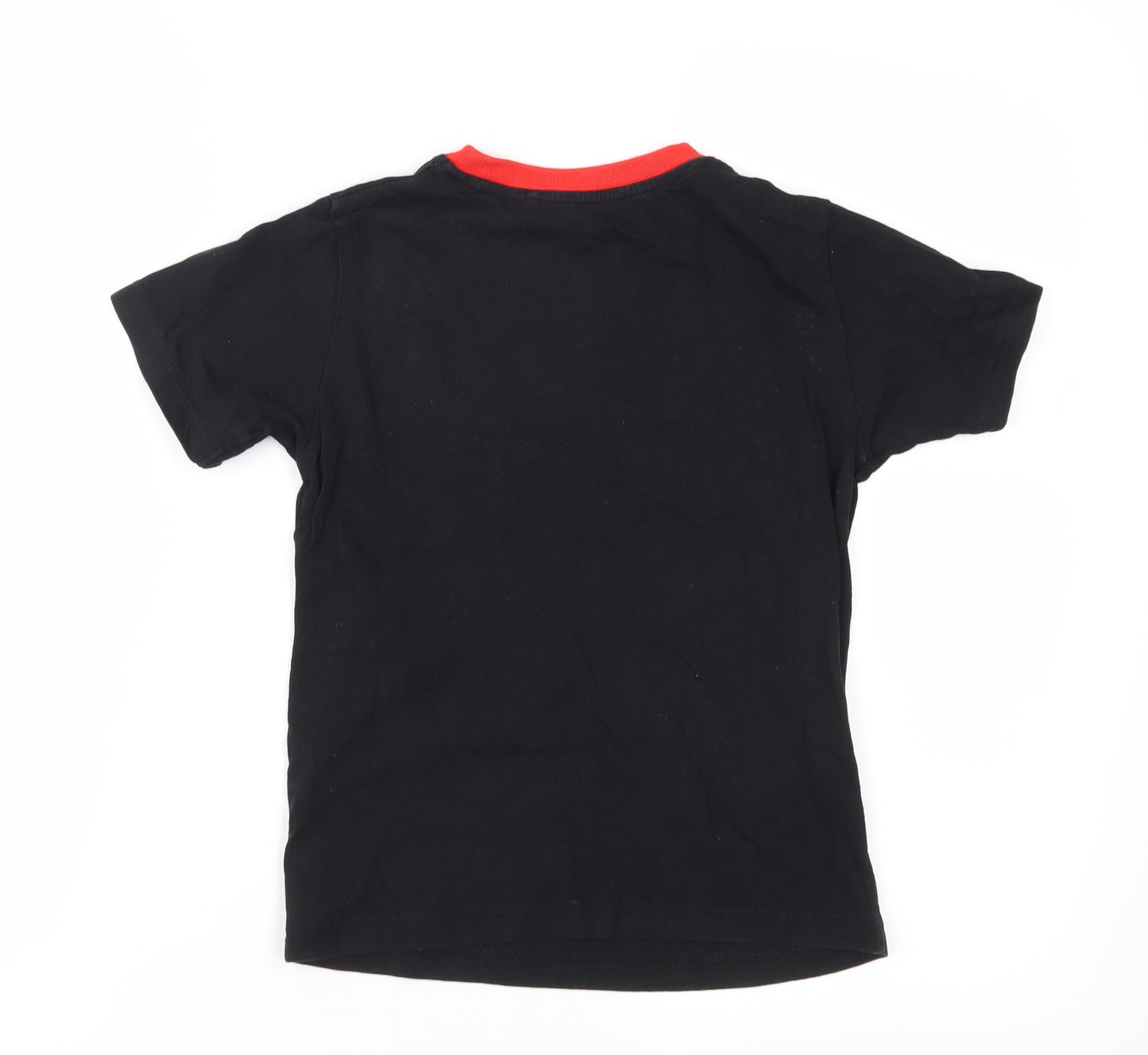 Uniqlo Boys Black  Jersey Basic T-Shirt Size 6 Years