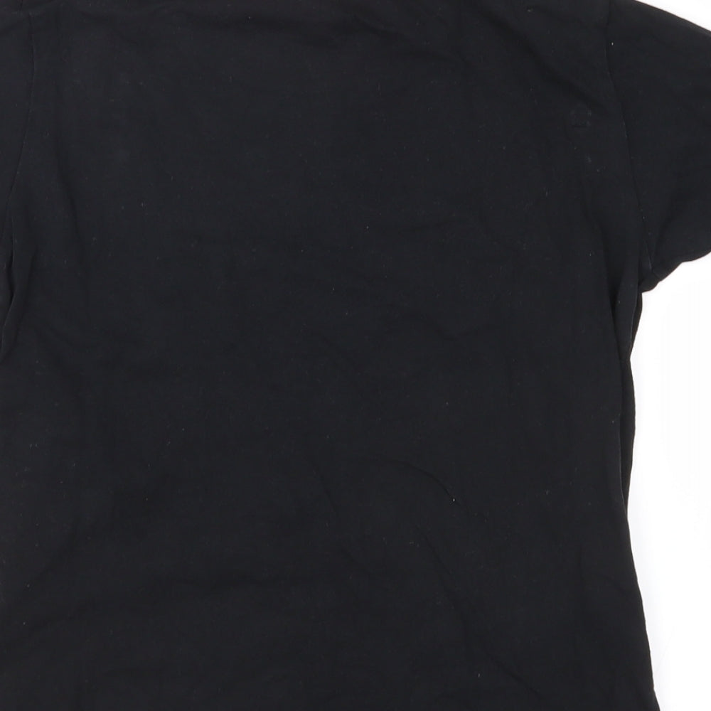 Uniqlo Boys Black  Jersey Basic T-Shirt Size 6 Years