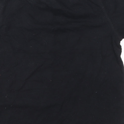 Vertbaudet Boys Black  Jersey Basic T-Shirt Size 8 Years