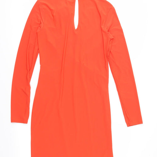 Prague Womens Orange   Sheath  Size 10