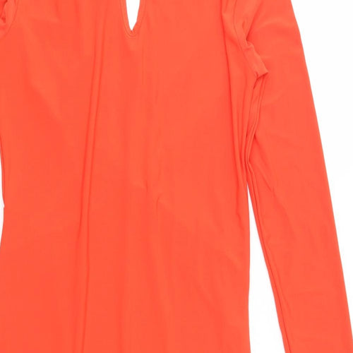 Prague Womens Orange   Sheath  Size 10