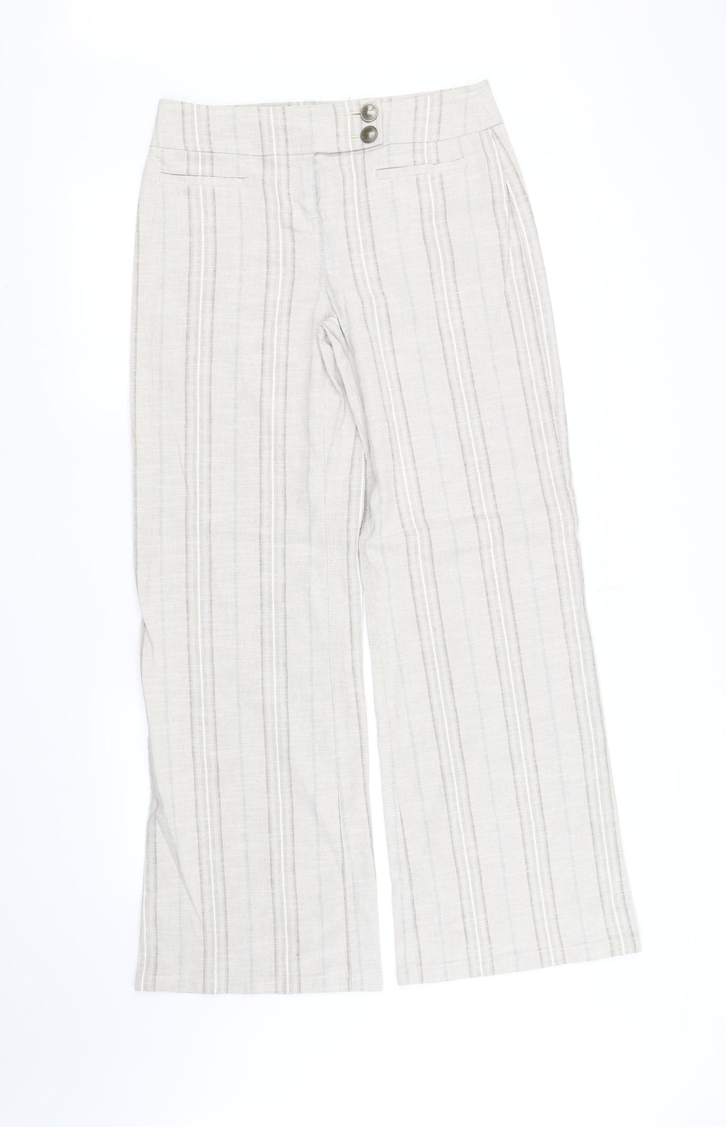 Per Una Womens Beige   Trousers  Size 10 L33 in