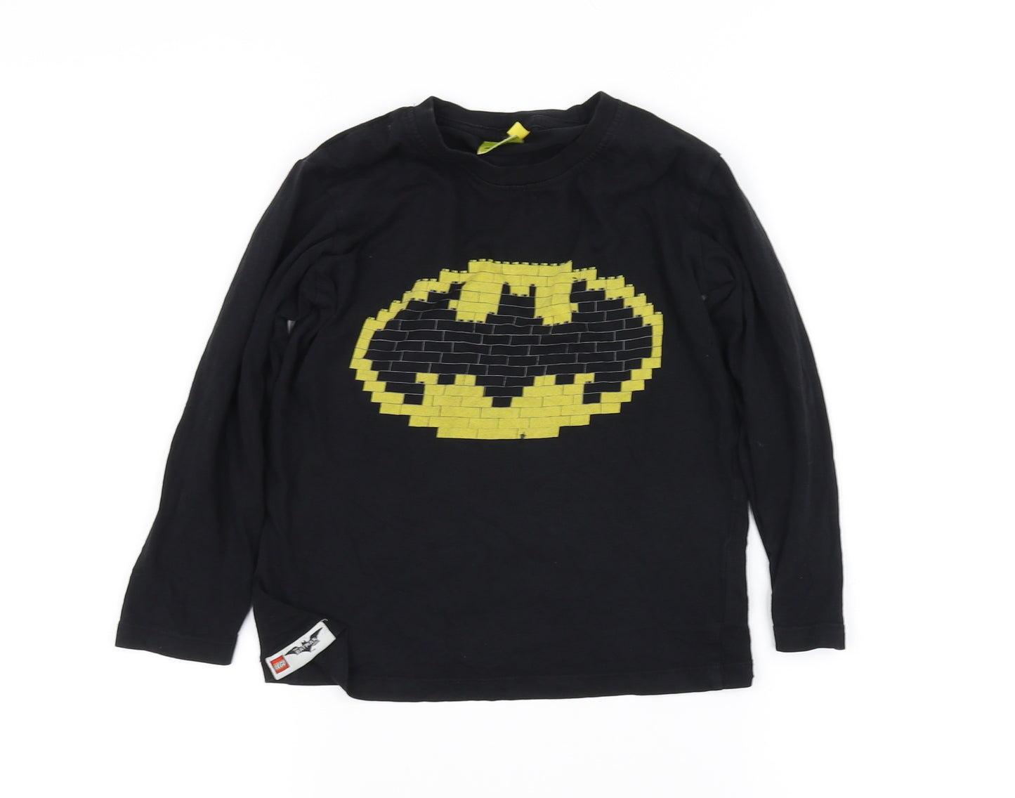 Batman Girls Black   Basic T-Shirt Size 6-7 Years