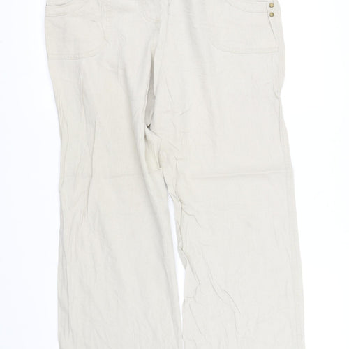 accuni  Womens Beige   Trousers  Size 14 L30 in
