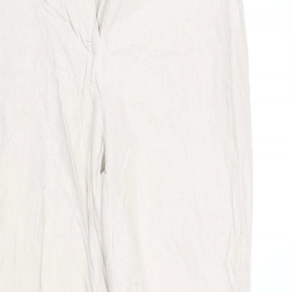 NEXT Womens Beige   Trousers  Size 12 L34 in