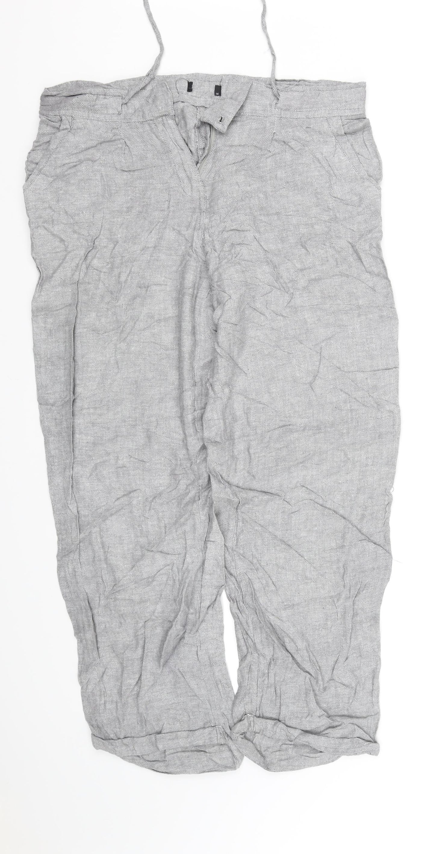 pre worn Womens Grey   Trousers  Size 14 L32 in