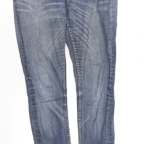 pre worn Womens Blue   Straight Jeans Size M L32 in