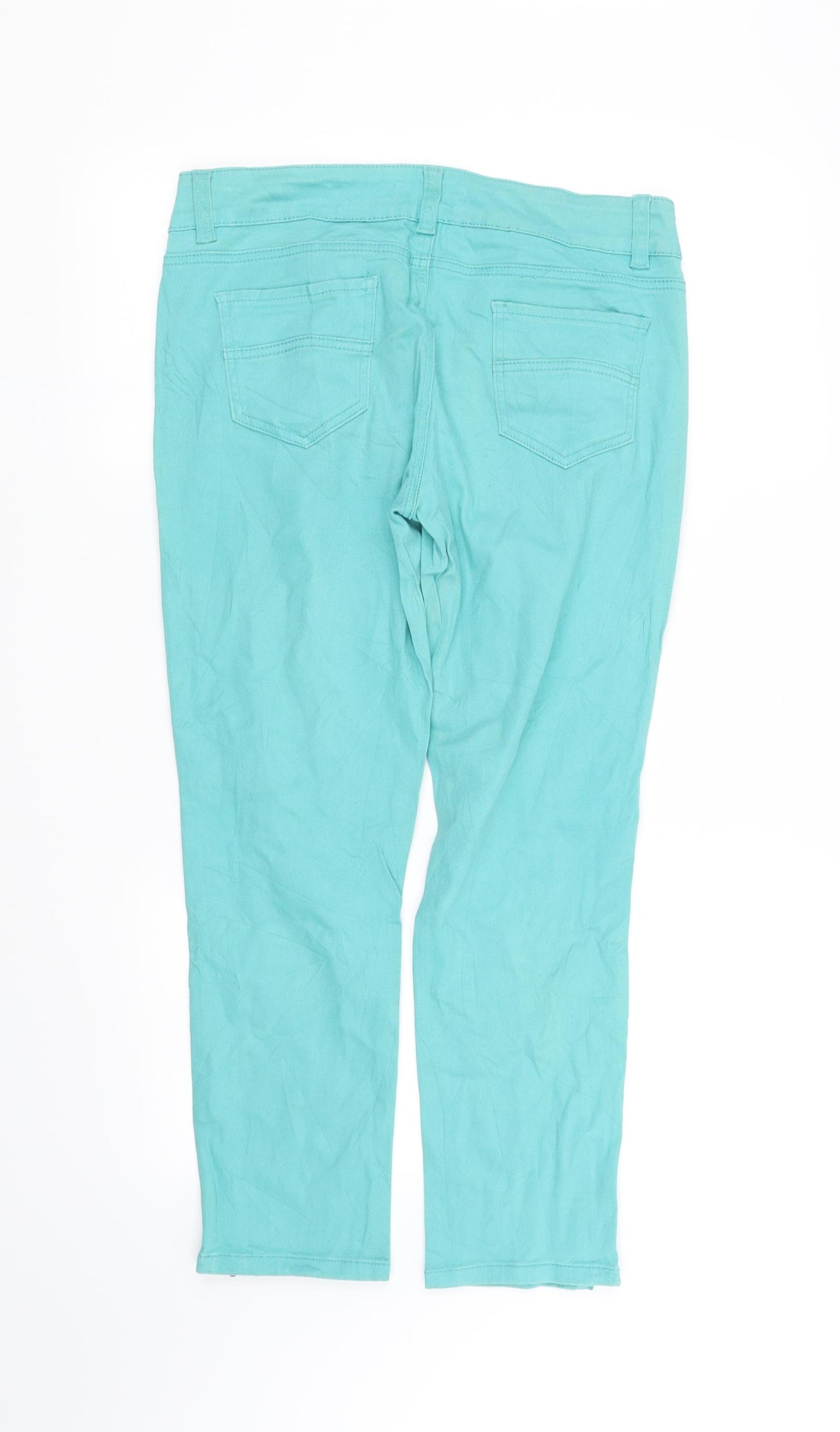 Atmoshere Womens Blue   Trousers  Size 12 L28 in