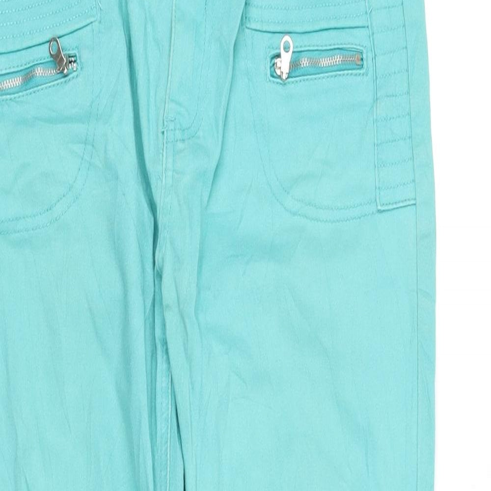 Atmoshere Womens Blue   Trousers  Size 12 L28 in