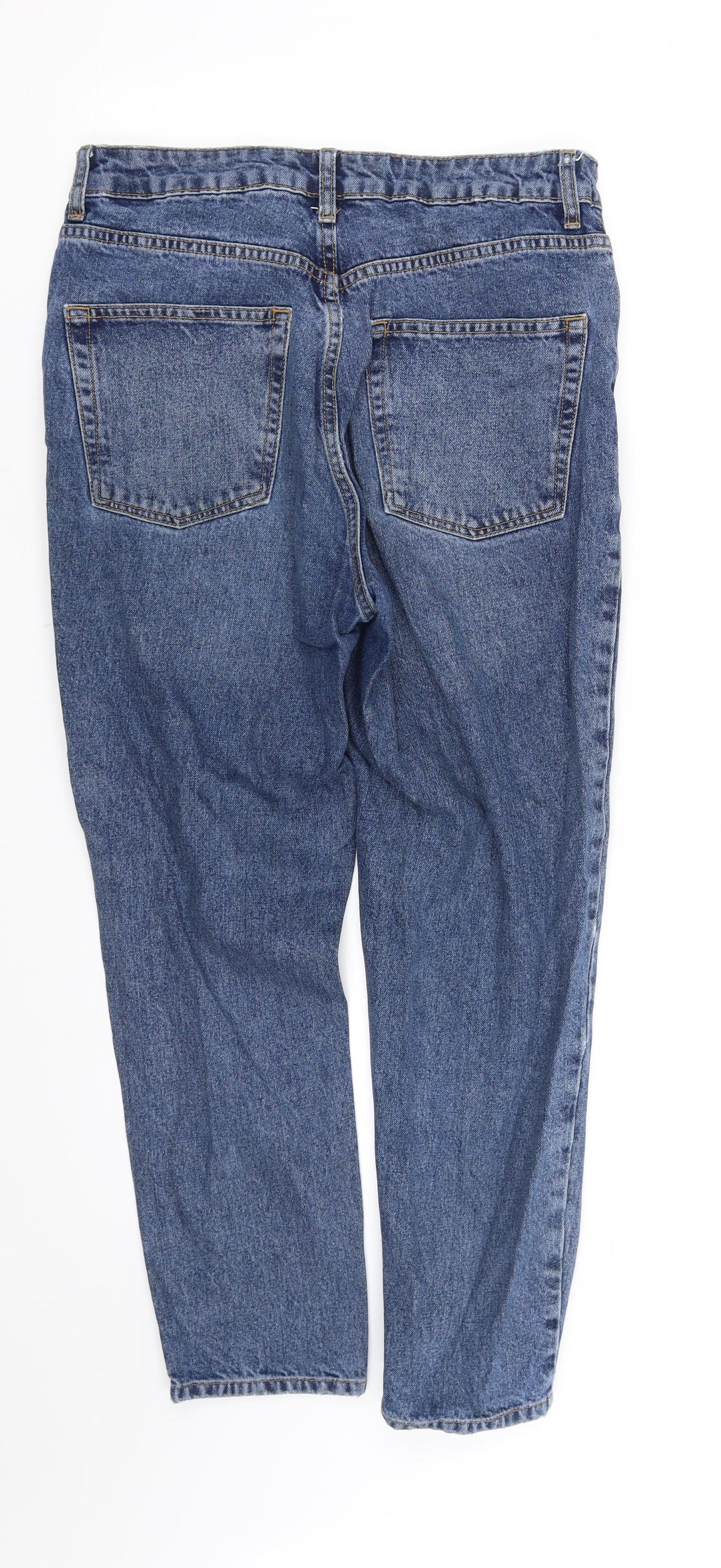 topsshop Womens Blue   Straight Jeans Size 12 L30 in