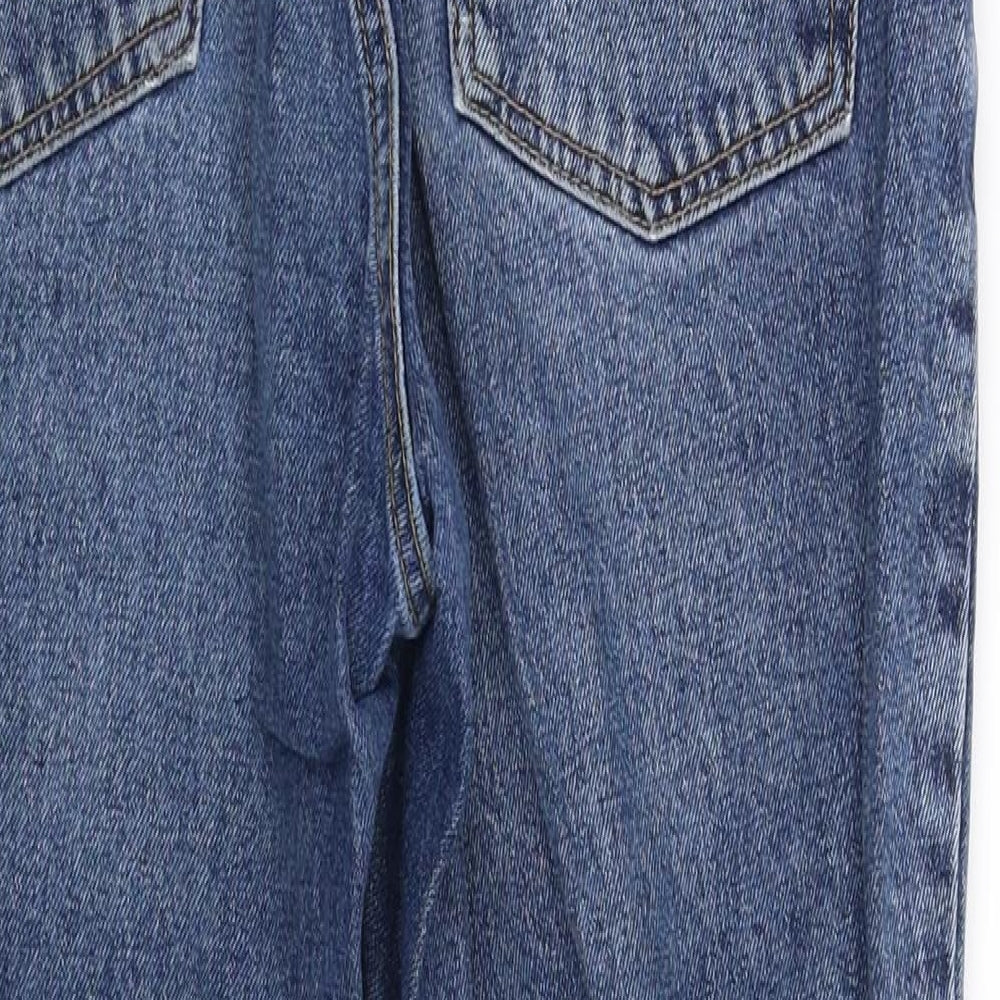 topsshop Womens Blue   Straight Jeans Size 12 L30 in