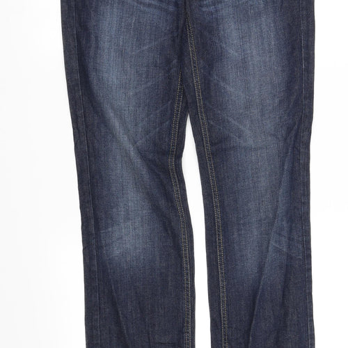 pre worn Womens Blue   Straight Jeans Size 12 L37 in