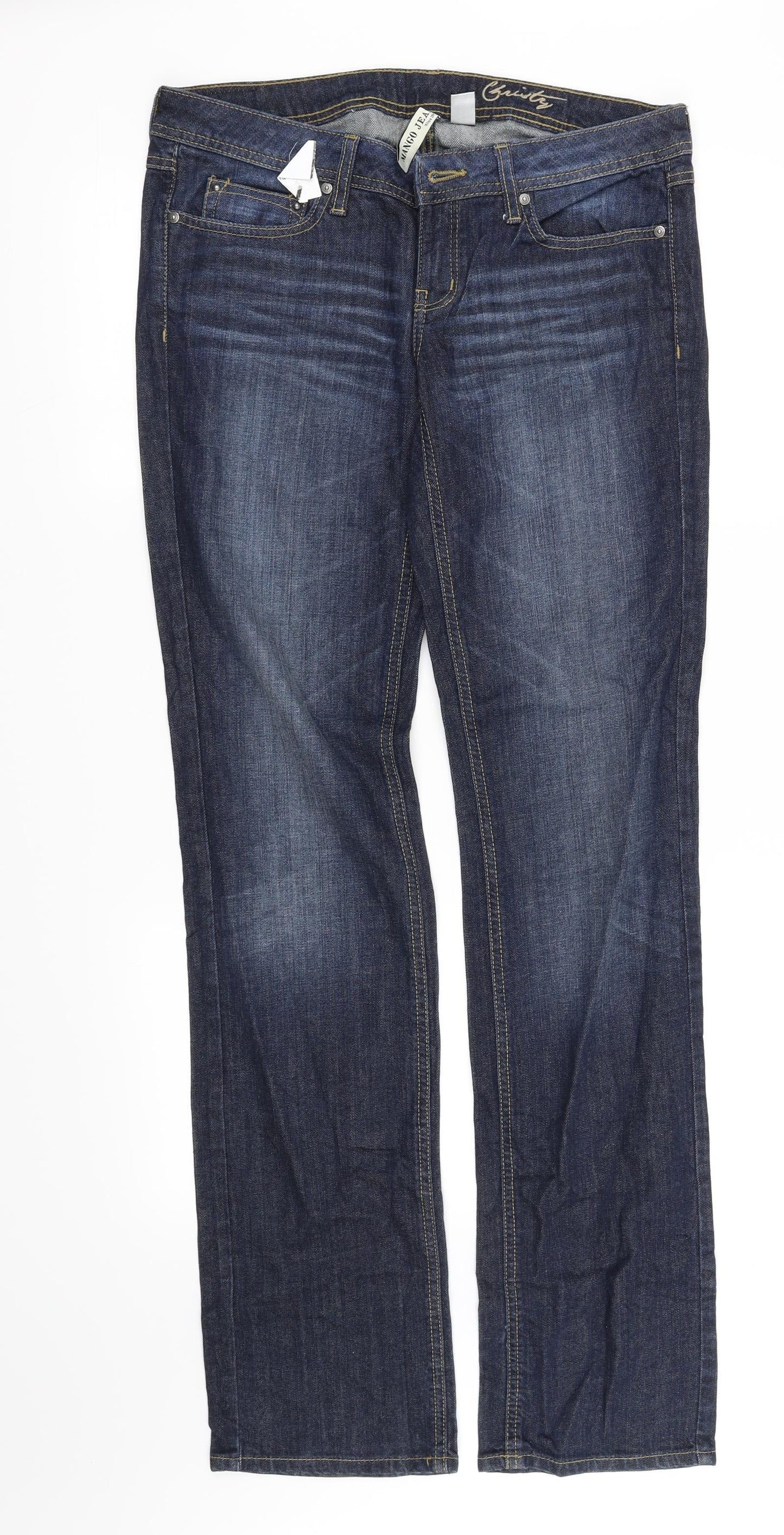 pre worn Womens Blue   Straight Jeans Size 12 L37 in
