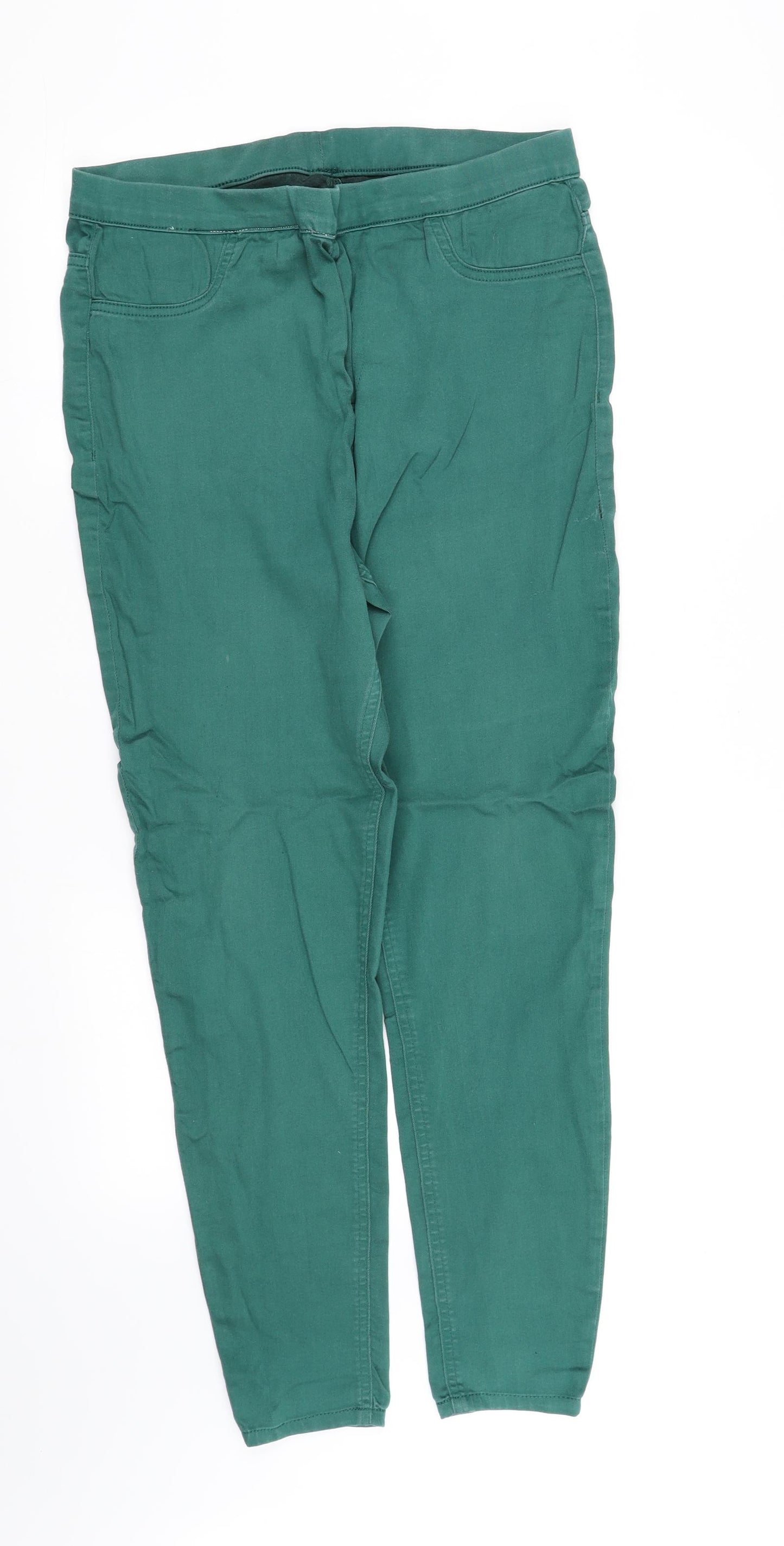 pre worn Womens Green   Straight Jeans Size 12 L34 in