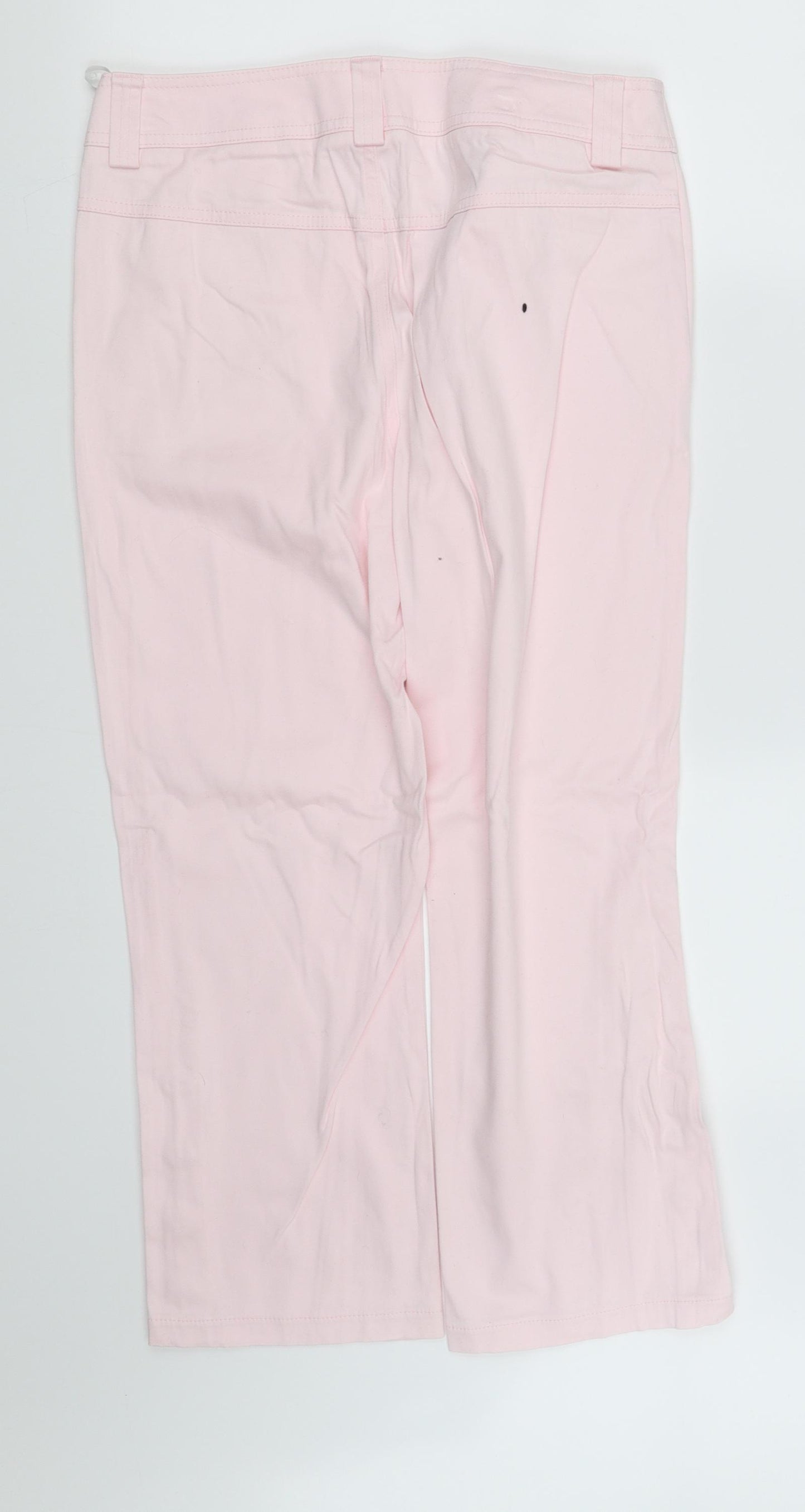 m&S Womens Pink   Trousers  Size 12 L27 in