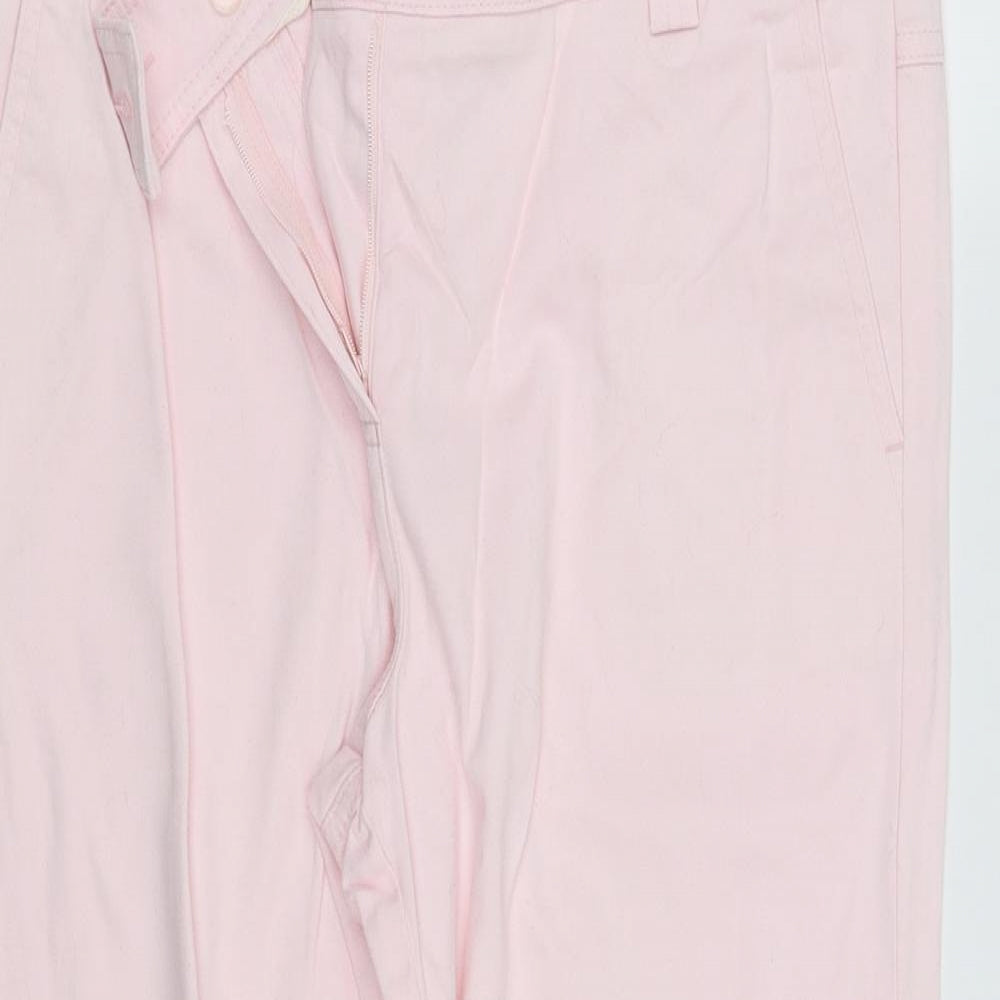 m&S Womens Pink   Trousers  Size 12 L27 in