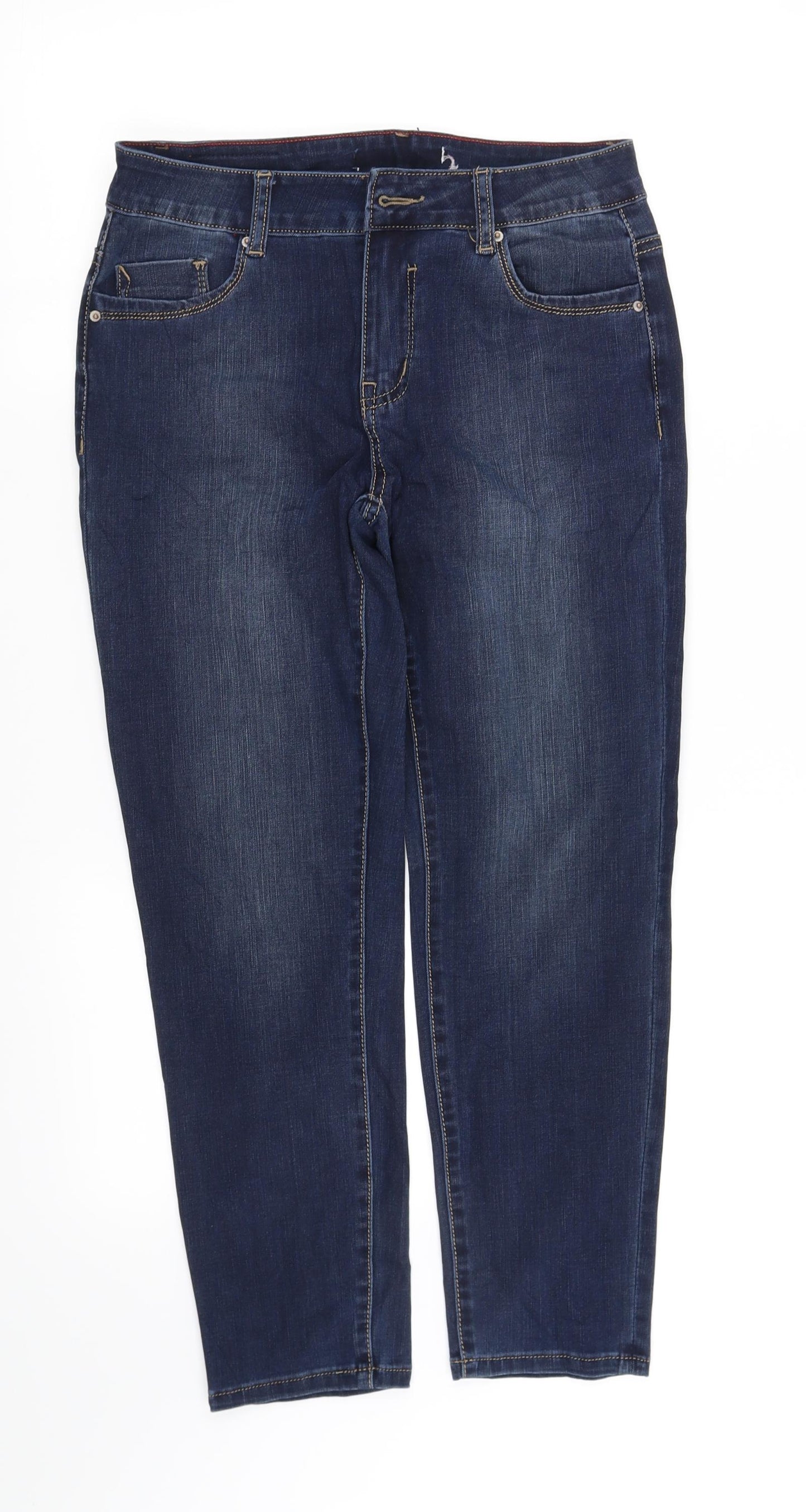 pe worn Girls Blue   Straight Jeans Size M
