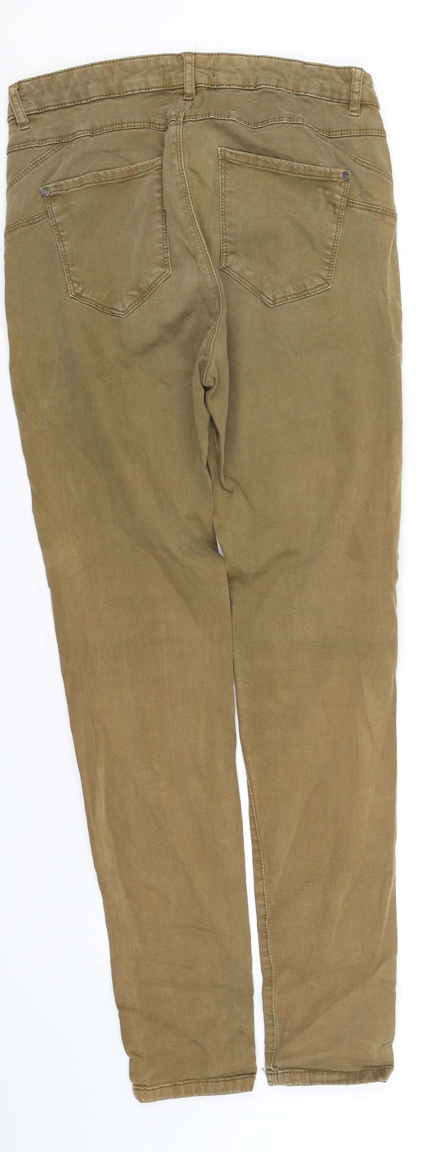 RESERVED Womens Beige   Trousers  Size 10 L30.5 in