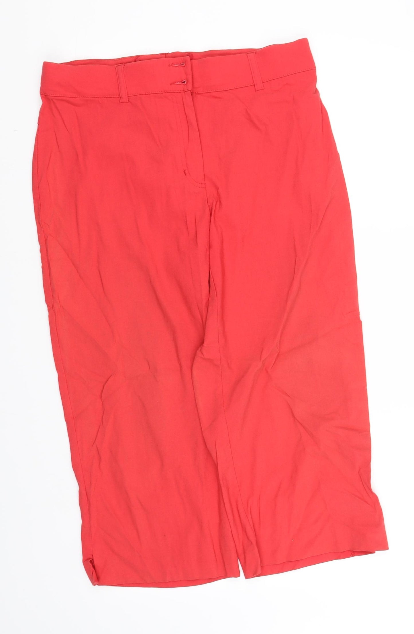 h&b Womens Red   Trousers  Size 12 L25 in