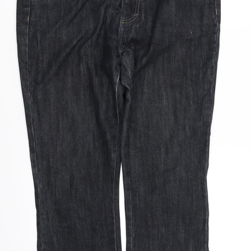 pre worn Womens Black   Straight Jeans Size L L29 in