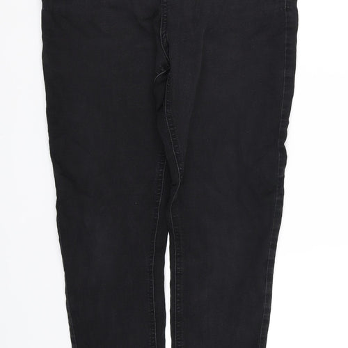 pre worn Womens Black   Straight Jeans Size 14 L32 in