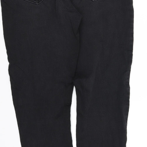 pre worn Womens Black   Straight Jeans Size 14 L32 in