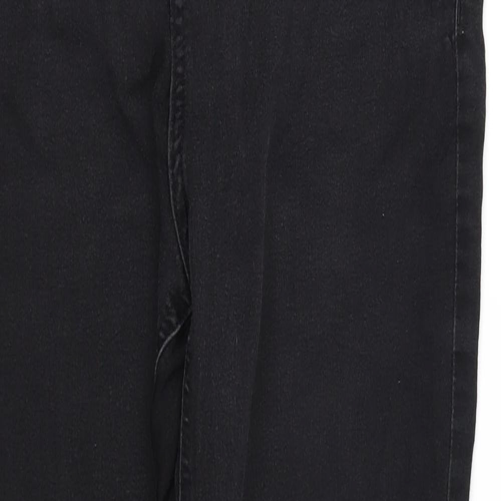pre worn Womens Black   Straight Jeans Size 14 L32 in