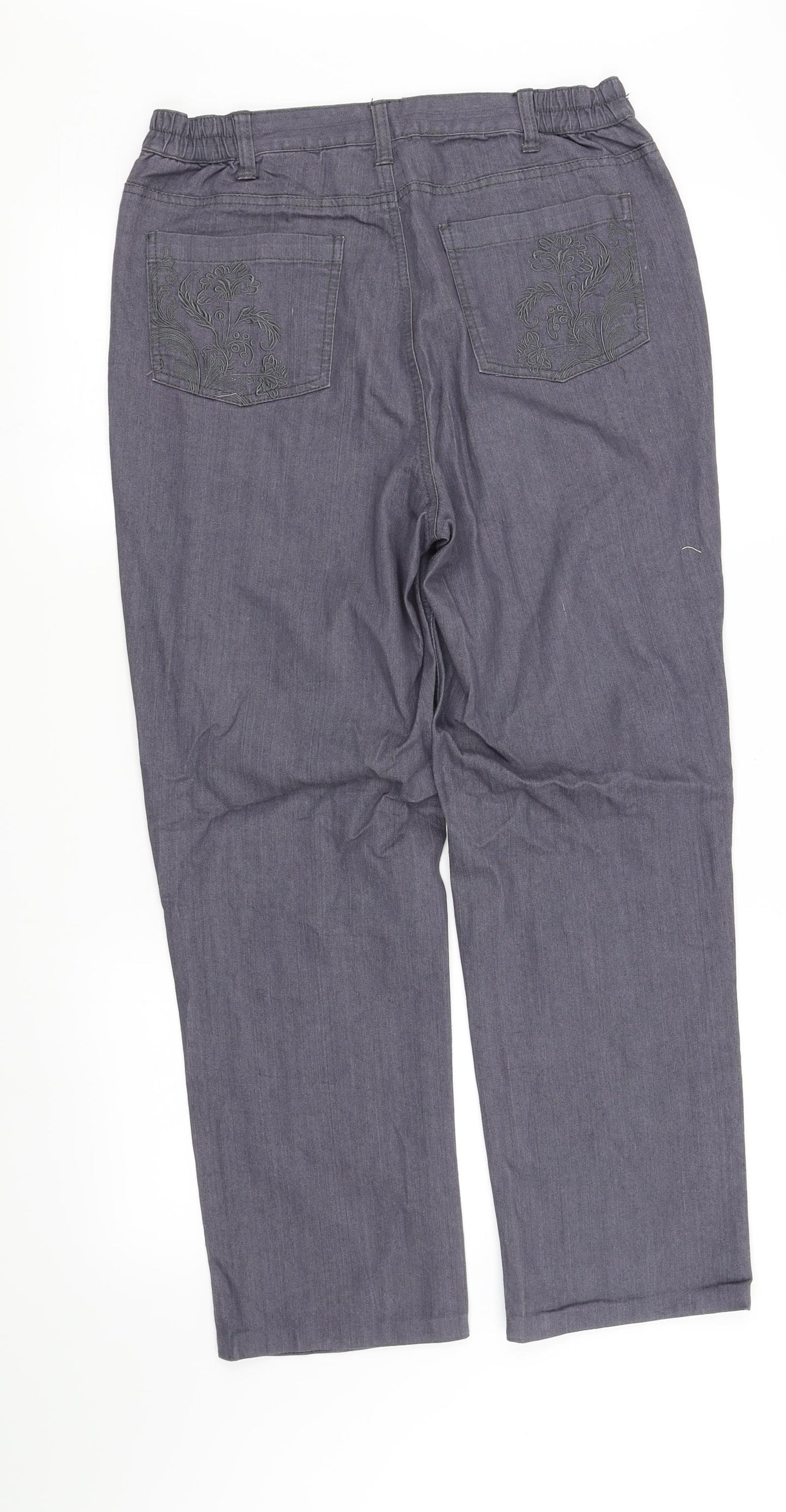 pre worn Womens Blue   Trousers  Size 12 L29.5 in