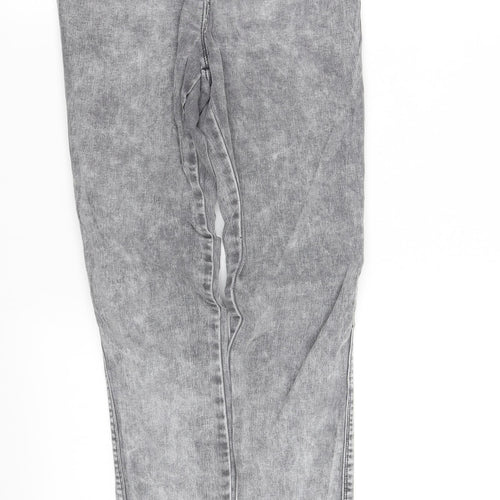 NEXT Womens Grey   Straight Jeans Size 6 L29 in