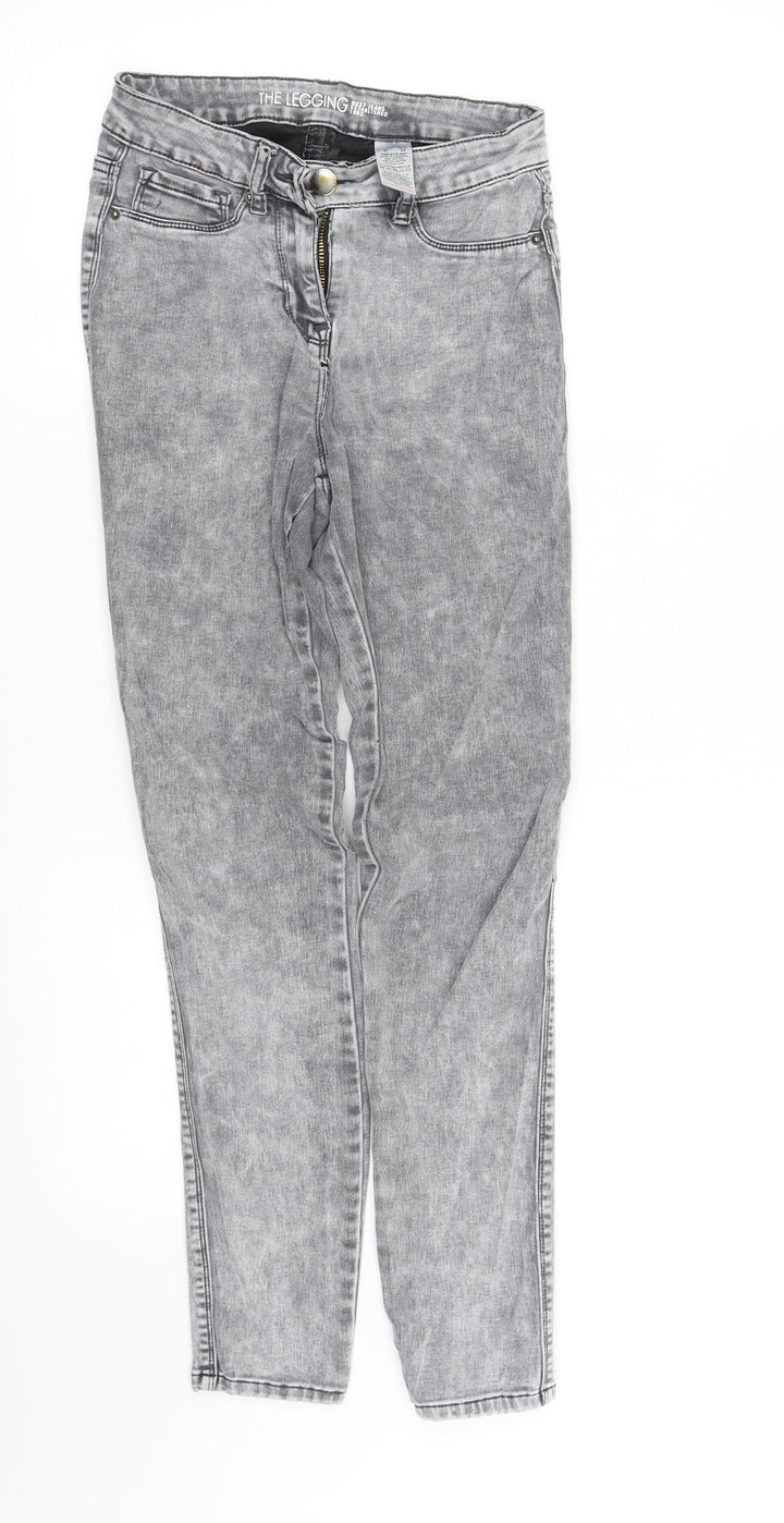 NEXT Womens Grey Straight Jeans Size 6 L29 in