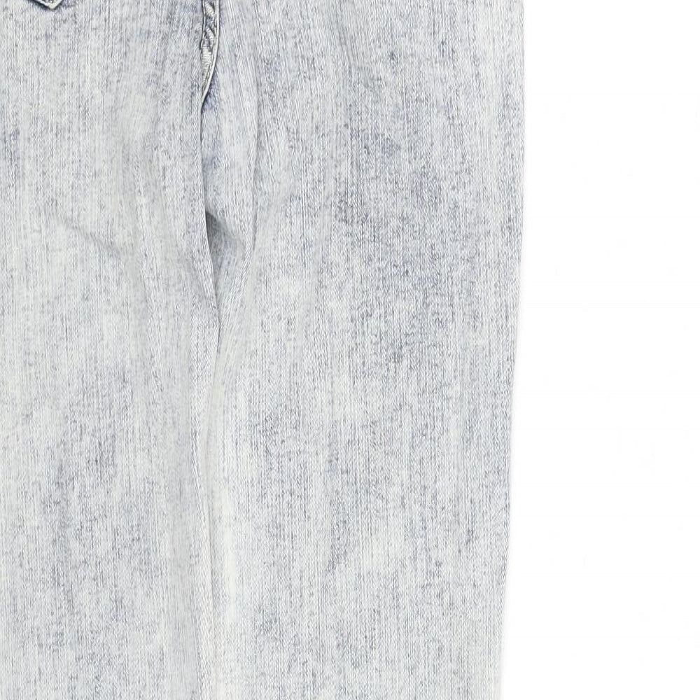 denie co Girls Grey Ikat  Straight Jeans Size 12-13 Years