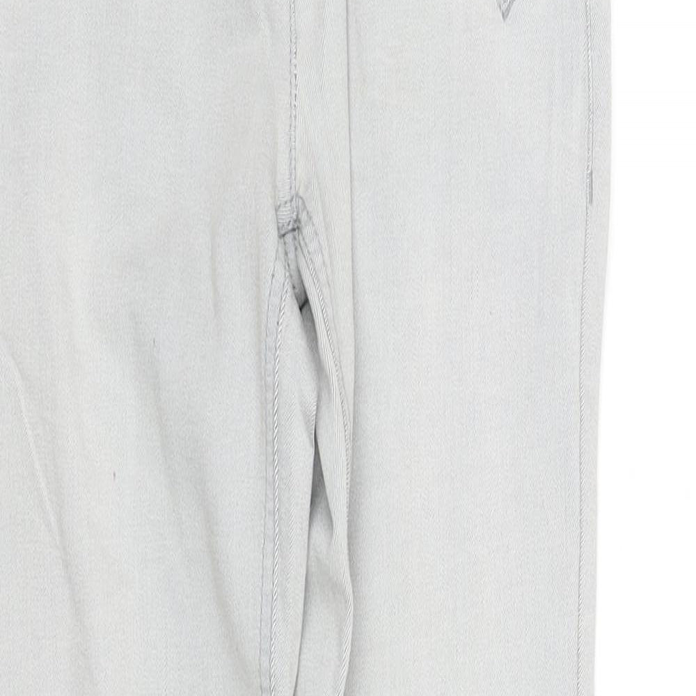 pre worn Womens Grey   Straight Jeans Size 12 L30 in