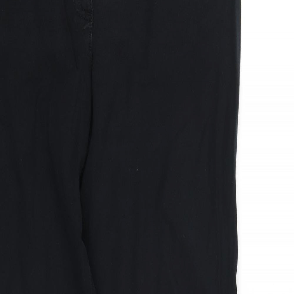 Olsen Womens Black   Straight Jeans Size 12 L32 in