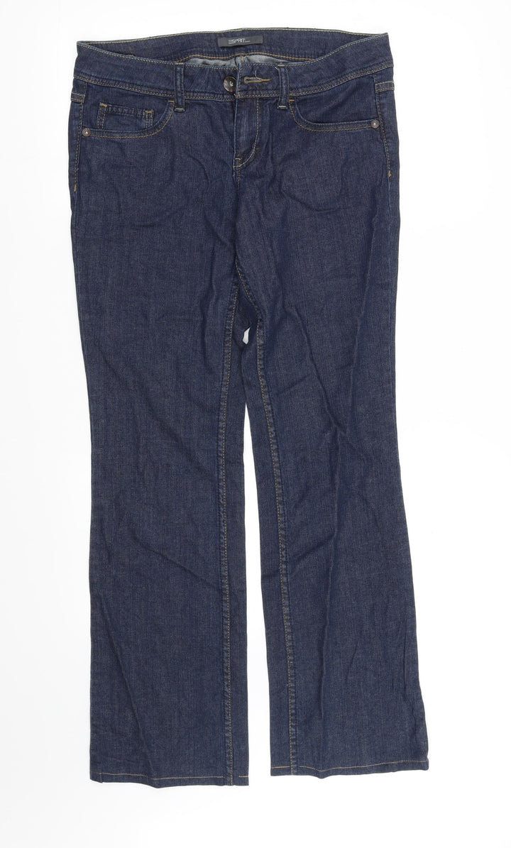 Esprit Womens Blue Straight Jeans Size M L33 in